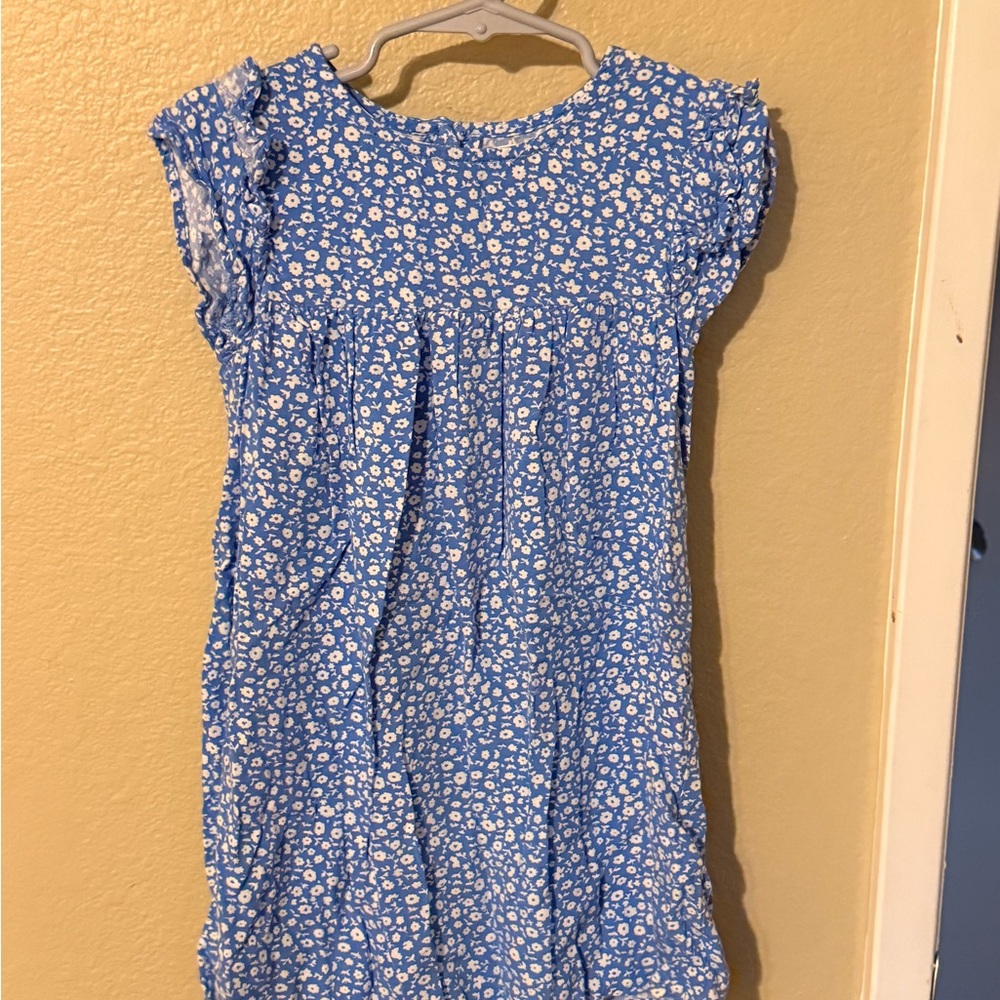 Primark Blue and White Floral Top